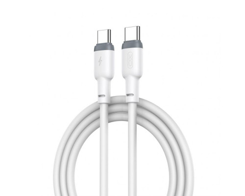 Кабель USB XO NB208B Type-C - Type-C 60W white