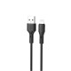 Кабель USB XO NB230 Lightning Quick Charge 2.4A black TPS-2710000262435