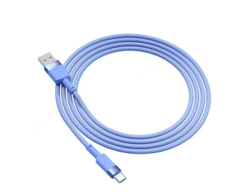 Кабель USB XO NB198 Type-C Quick Charge 2.4A blue TPS-2710000262497