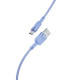 Кабель USB XO NB198 Type-C Quick Charge 2.4A blue TPS-2710000262497