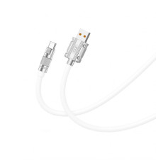 Кабель USB XO NB227 Type-C 6A 1.2м white
