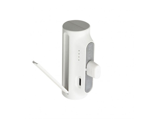 Power Bank WALKER WB-950 5000mAh, вхід/вихід Lightning white TPS-2710000264385