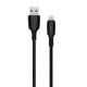 Кабель USB WALKER C308 Lightning black TPS-2710000264712