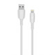 Кабель USB WALKER C308 Lightning white TPS-2710000264729