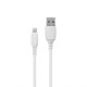 Кабель USB WALKER C308 Lightning white TPS-2710000264729