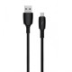 Кабель USB WALKER C308 Micro black TPS-2710000264736