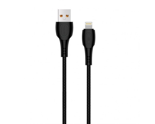 Кабель USB WALKER C325 Lightning black TPS-2710000264774