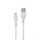 Кабель USB WALKER C325 Lightning white TPS-2710000264781