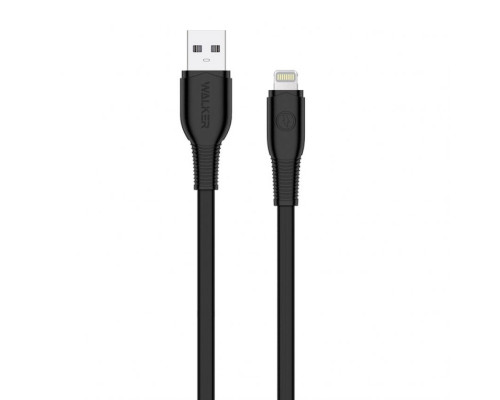 Кабель USB WALKER C595 Lightning black TPS-2710000264897