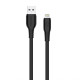 Кабель USB WALKER C595 Lightning black TPS-2710000264897