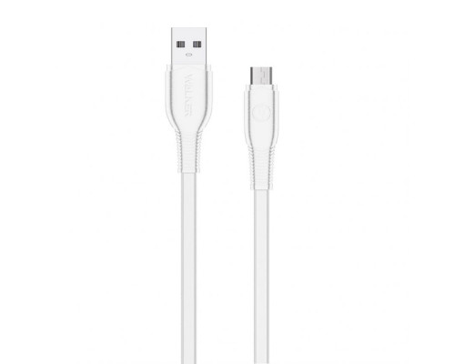 Кабель USB WALKER C595 Micro white