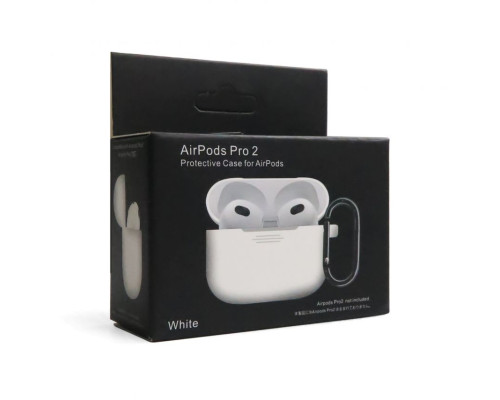 Чохол для AirPods Pro 2 Slim white / білий (11)