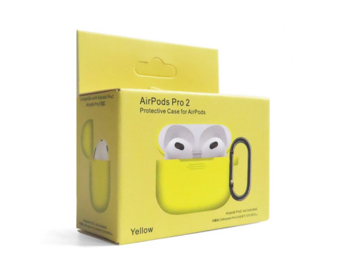 Чохол для AirPods Pro 2 Slim yellow / жовтий (14)