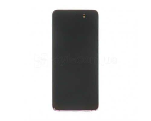 Дисплей (LCD) для Samsung Galaxy S20/G980 (2020) з тачскріном та рамкою pink Service Original (PN:GH82-22123С) TPS-2710000265276