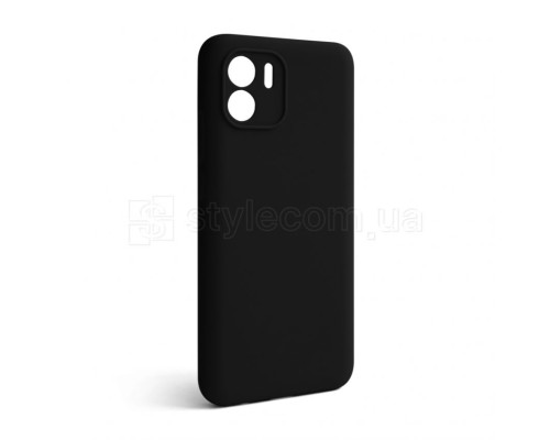 Чохол Full Silicone Case для Xiaomi Redmi A1 black (18) (без логотипу)