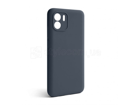 Чохол Full Silicone Case для Xiaomi Redmi A1 dark blue (08) (без логотипу)