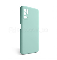 Чохол Full Silicone Case для Xiaomi Redmi Note 10 5G turquoise (17) (без логотипу)