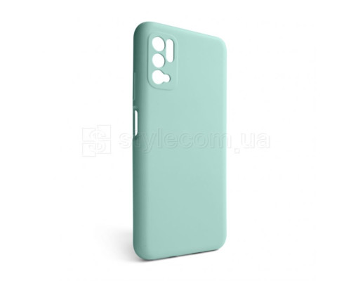 Чохол Full Silicone Case для Xiaomi Redmi Note 10 5G turquoise (17) (без логотипу)