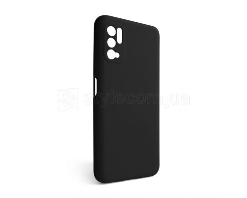 Чохол Full Silicone Case для Xiaomi Redmi Note 10 5G black (18) (без логотипу)