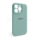 Чохол Full Silicone Case для Apple iPhone 14 Pro turquoise (17) закрита камера