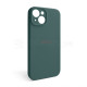 Чохол Full Silicone Case для Apple iPhone 14 pine green (55) закрита камера TPS-2710000266372 2710000266372