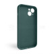 Чохол Full Silicone Case для Apple iPhone 14 pine green (55) закрита камера TPS-2710000266372 2710000266372