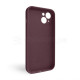 Чохол Full Silicone Case для Apple iPhone 14 plum (57) закрита камера TPS-2710000266396 2710000266396