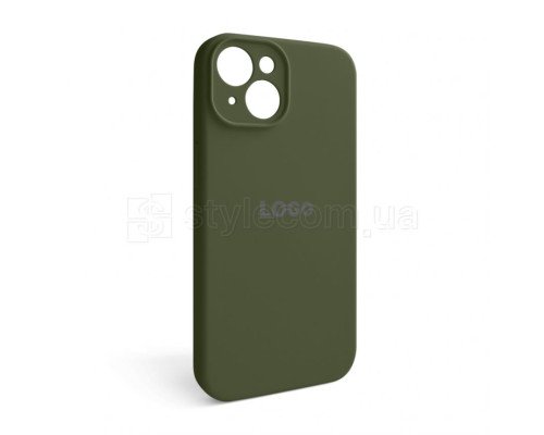 Чохол Full Silicone Case для Apple iPhone 14 forest green (63) закрита камера