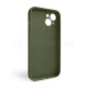 Чохол Full Silicone Case для Apple iPhone 14 forest green (63) закрита камера