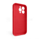 Чохол Full Silicone Case для Apple iPhone 14 Pro red (14) закрита камера