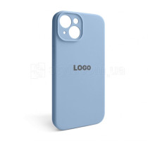 Чохол Full Silicone Case для Apple iPhone 14 light blue (05) закрита камера