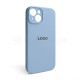 Чохол Full Silicone Case для Apple iPhone 14 light blue (05) закрита камера