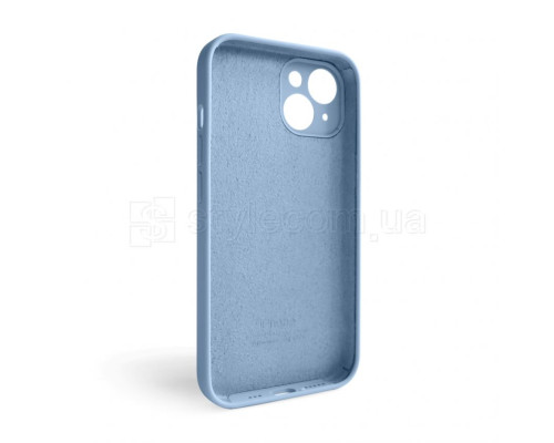 Чохол Full Silicone Case для Apple iPhone 14 light blue (05) закрита камера