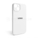 Чохол Full Silicone Case для Apple iPhone 14 white (09) закрита камера