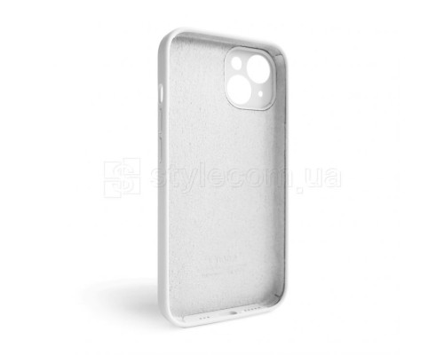 Чохол Full Silicone Case для Apple iPhone 14 white (09) закрита камера