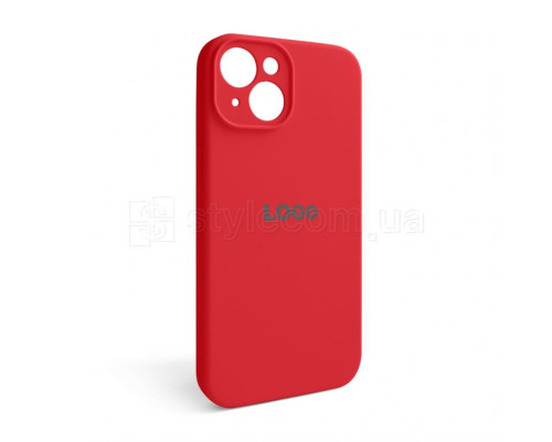 Чохол Full Silicone Case для Apple iPhone 14 red (14) закрита камера