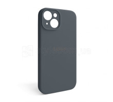 Чохол Full Silicone Case для Apple iPhone 14 dark grey (15) закрита камера