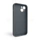 Чохол Full Silicone Case для Apple iPhone 14 dark grey (15) закрита камера TPS-2710000266198 2710000266198
