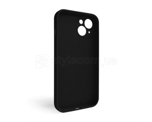Чохол Full Silicone Case для Apple iPhone 14 black (18) закрита камера