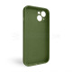 Чохол Full Silicone Case для Apple iPhone 14 army green (45) закрита камера TPS-2710000266327