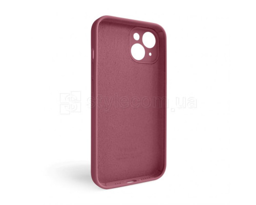 Чохол Full Silicone Case для Apple iPhone 14 maroon (42) закрита камера