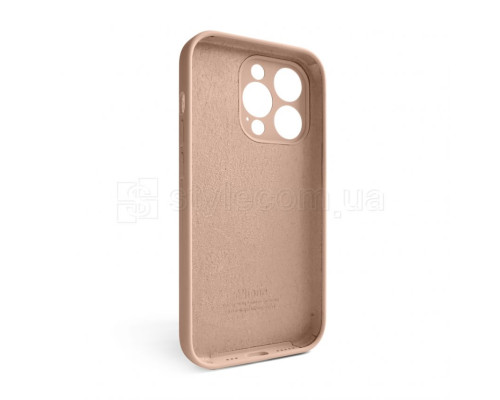 Чохол Full Silicone Case для Apple iPhone 14 Pro nude (19) закрита камера