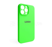 Чохол Full Silicone Case для Apple iPhone 14 Pro Max shiny green (40) закрита камера