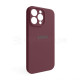 Чохол Full Silicone Case для Apple iPhone 14 Pro Max maroon (42) закрита камера