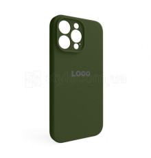 Чохол Full Silicone Case для Apple iPhone 14 Pro Max army green (45) закрита камера