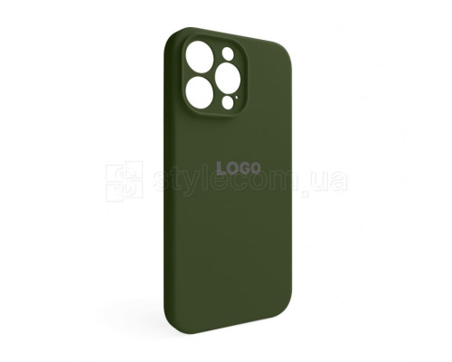 Чохол Full Silicone Case для Apple iPhone 14 Pro Max army green (45) закрита камера