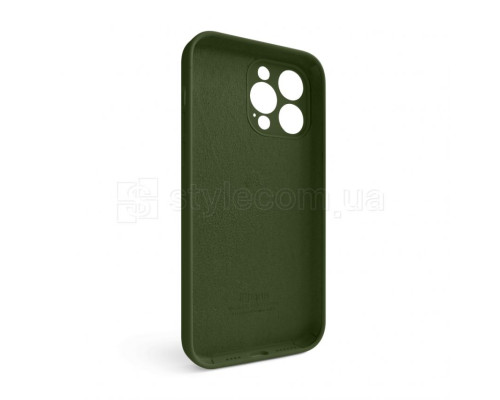 Чохол Full Silicone Case для Apple iPhone 14 Pro Max army green (45) закрита камера