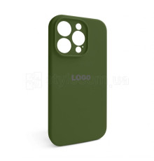 Чохол Full Silicone Case для Apple iPhone 14 Pro army green (45) закрита камера