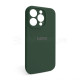 Чохол Full Silicone Case для Apple iPhone 14 Pro atrovirens green (54) закрита камера