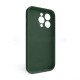 Чохол Full Silicone Case для Apple iPhone 14 Pro atrovirens green (54) закрита камера